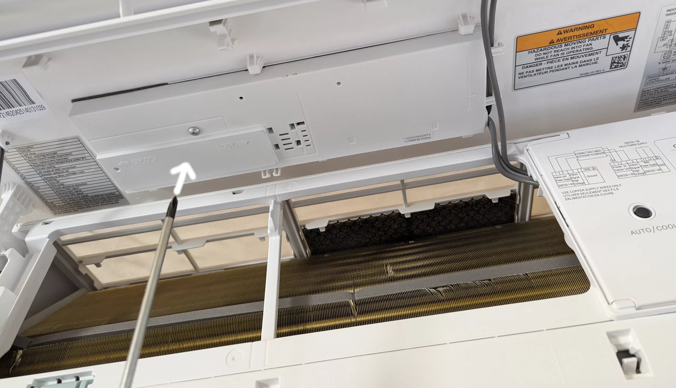Ductless Unit Inside