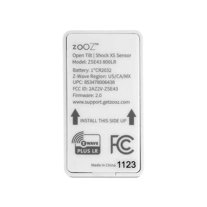 Zooz 800 Z-Wave XS Tilt | Shock Sensor