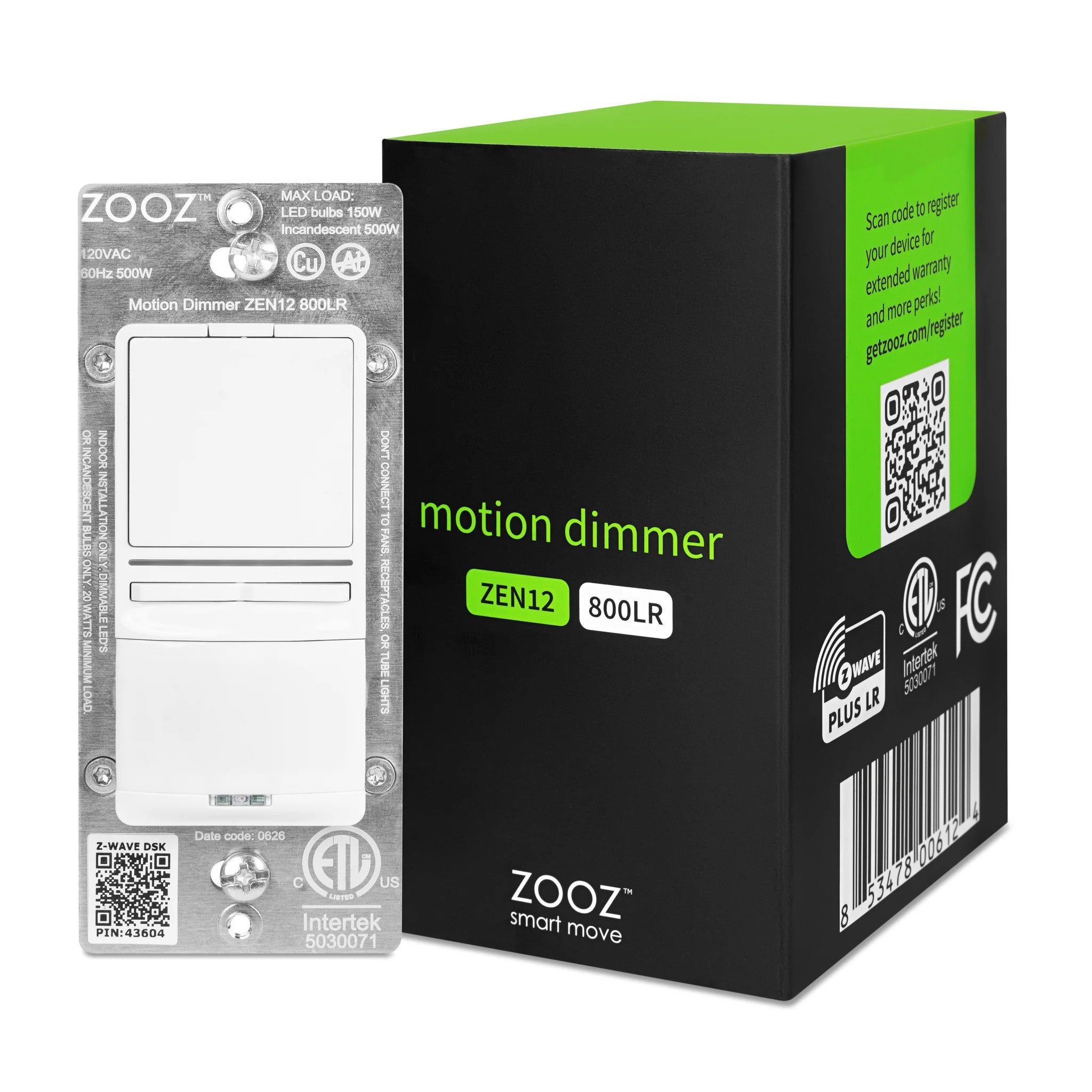 Zooz 800 Z-Wave Motion Dimmer