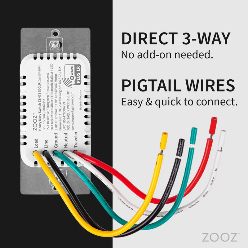 Zooz 800 Z-Wave Heavy Duty Switch