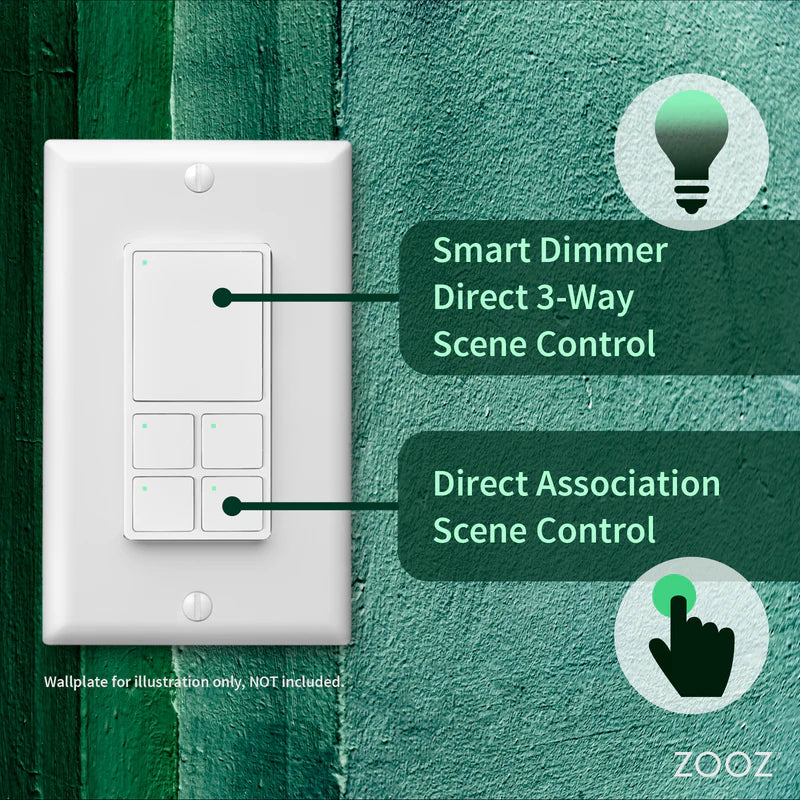 Zooz 800 Z-Wave Dimmer & Scene Controller