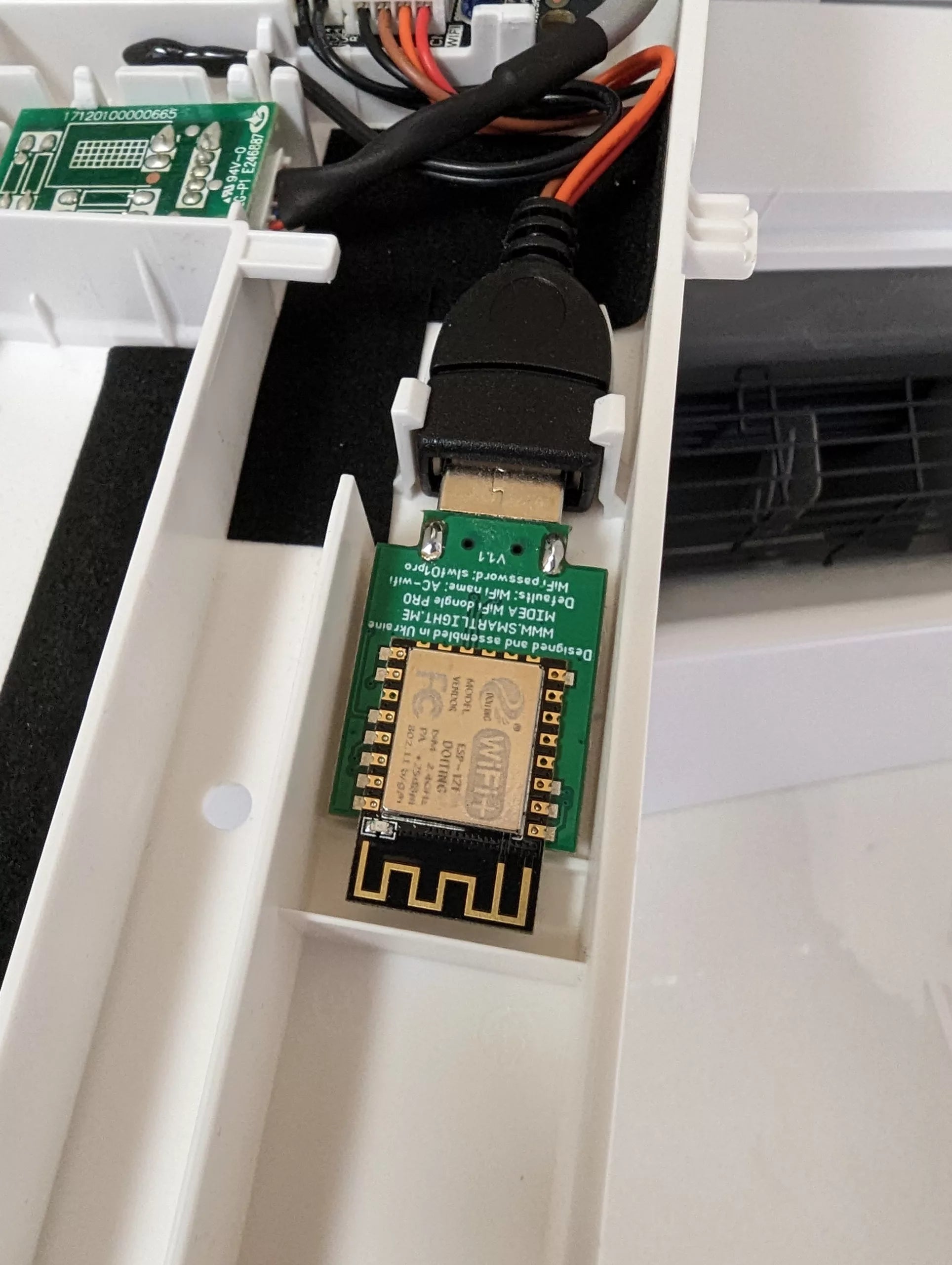 Ductless Wi-Fi Installed Closeup