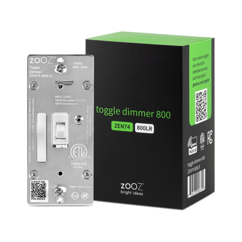 o*i様 switch light Zooz 800 Z-Wave Toggle Dimmer Switch - CloudFree