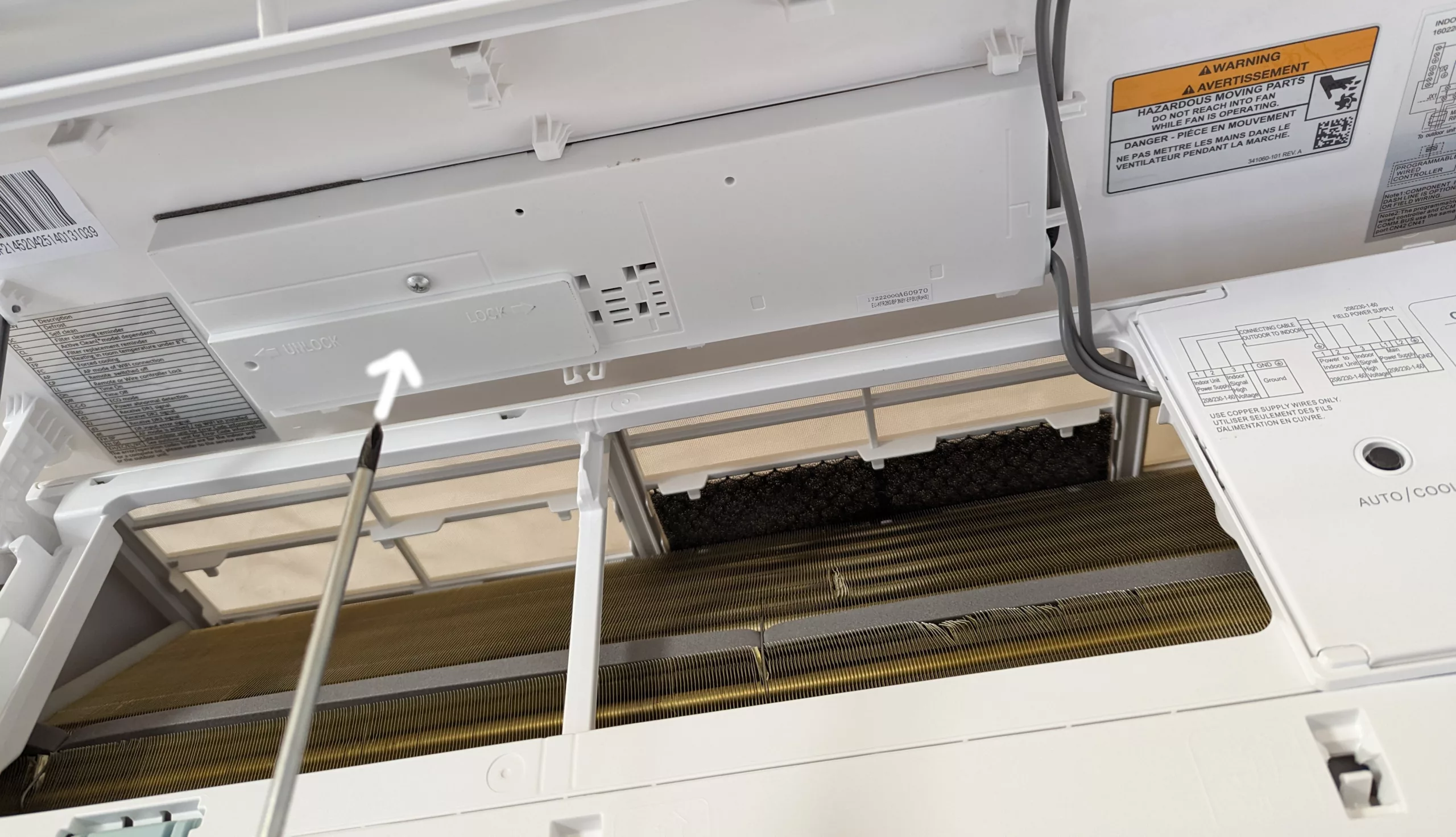 Ductless Unit Inside