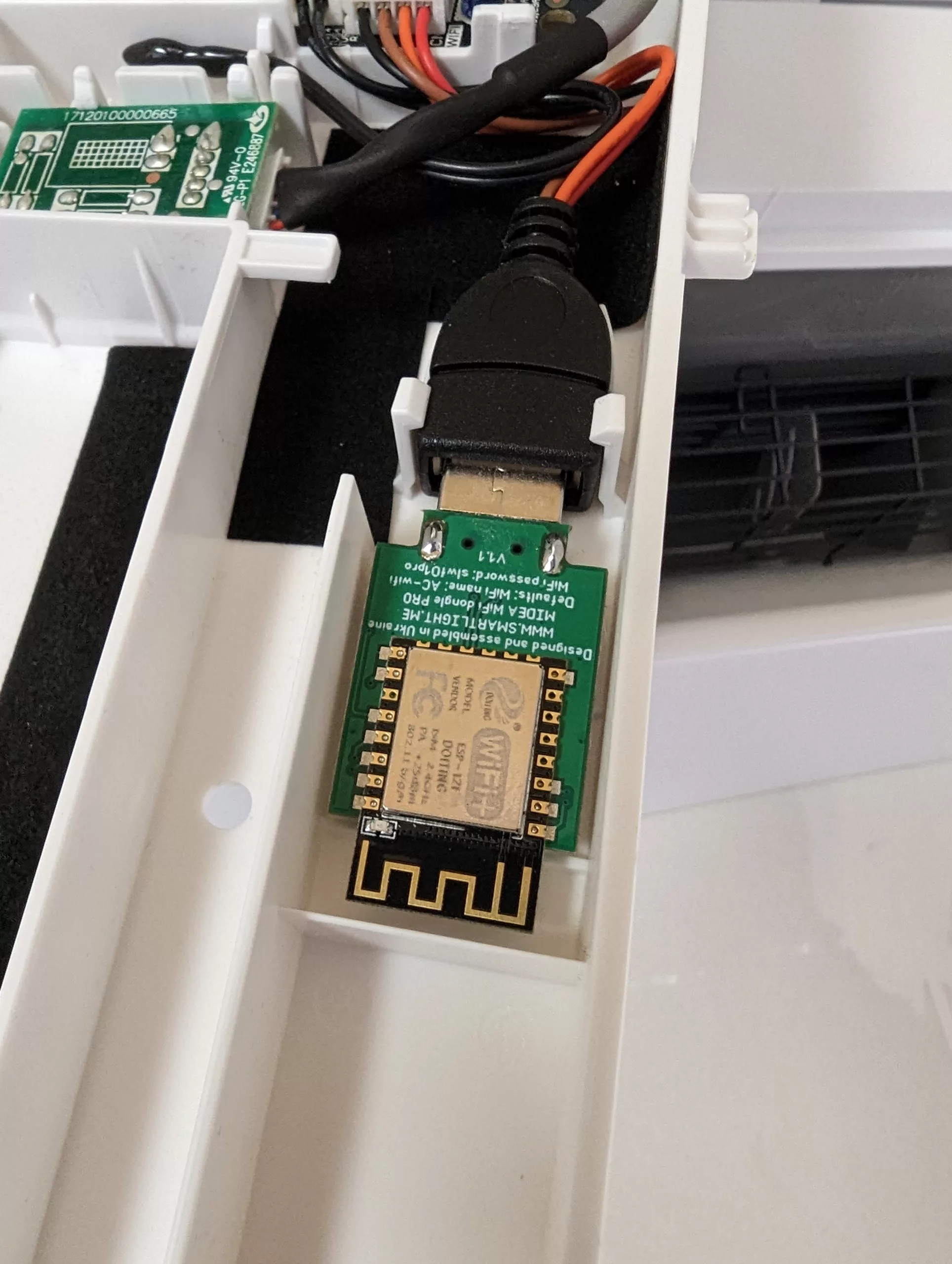 Ductless Wi-Fi Installed Closeup