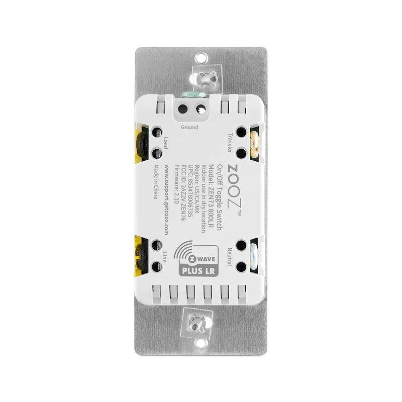 switch　ホワイト Zooz 800 Z-Wave Toggle Switch - CloudFree