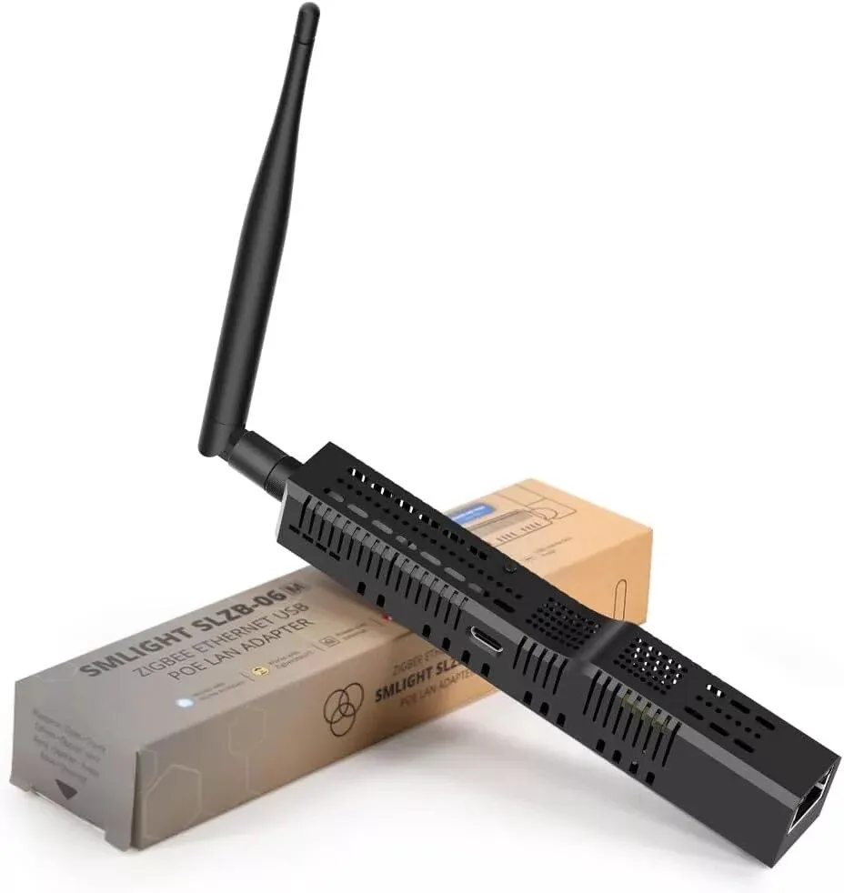 Zigbee device with antenna and box