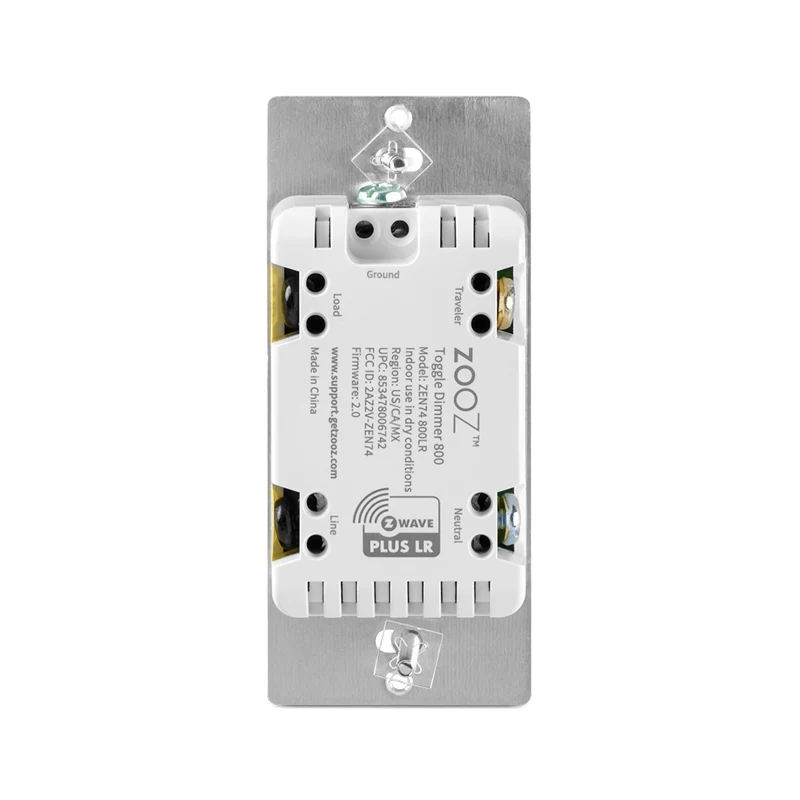 Zooz 800 Z-Wave Toggle Dimmer Switch - Image 3