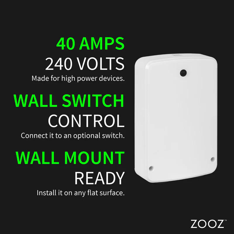 Zooz 800 Z-Wave Long Range High Power Relay - Image 2